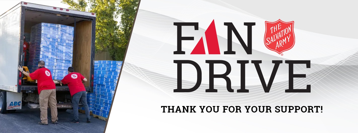 Information about the Westlake Ace Hardware Fan Drive to Benefit The Salvation Army